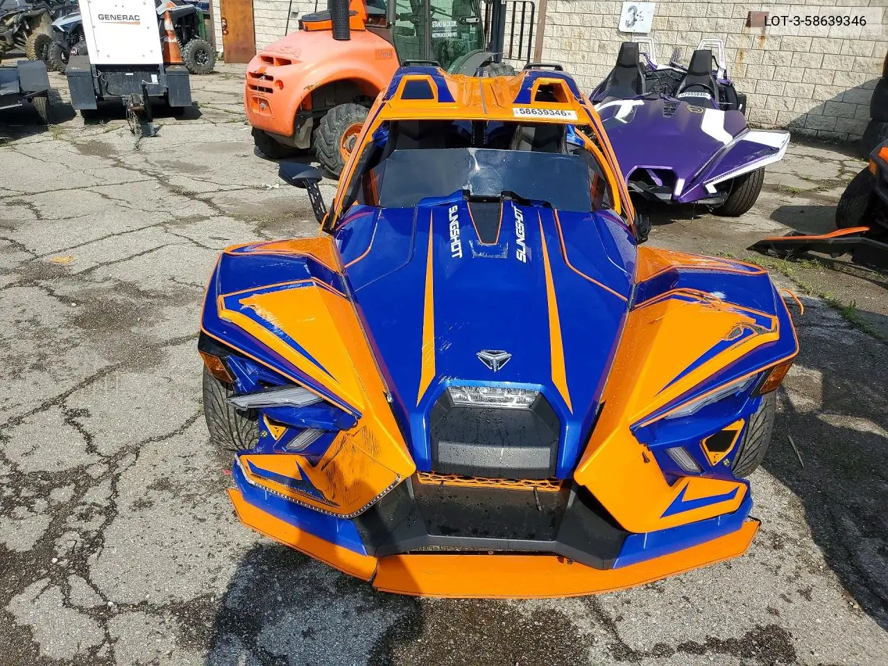 2021 Polaris Slingshot VIN: 57XAARGB8M8146223 Lot: 58639346