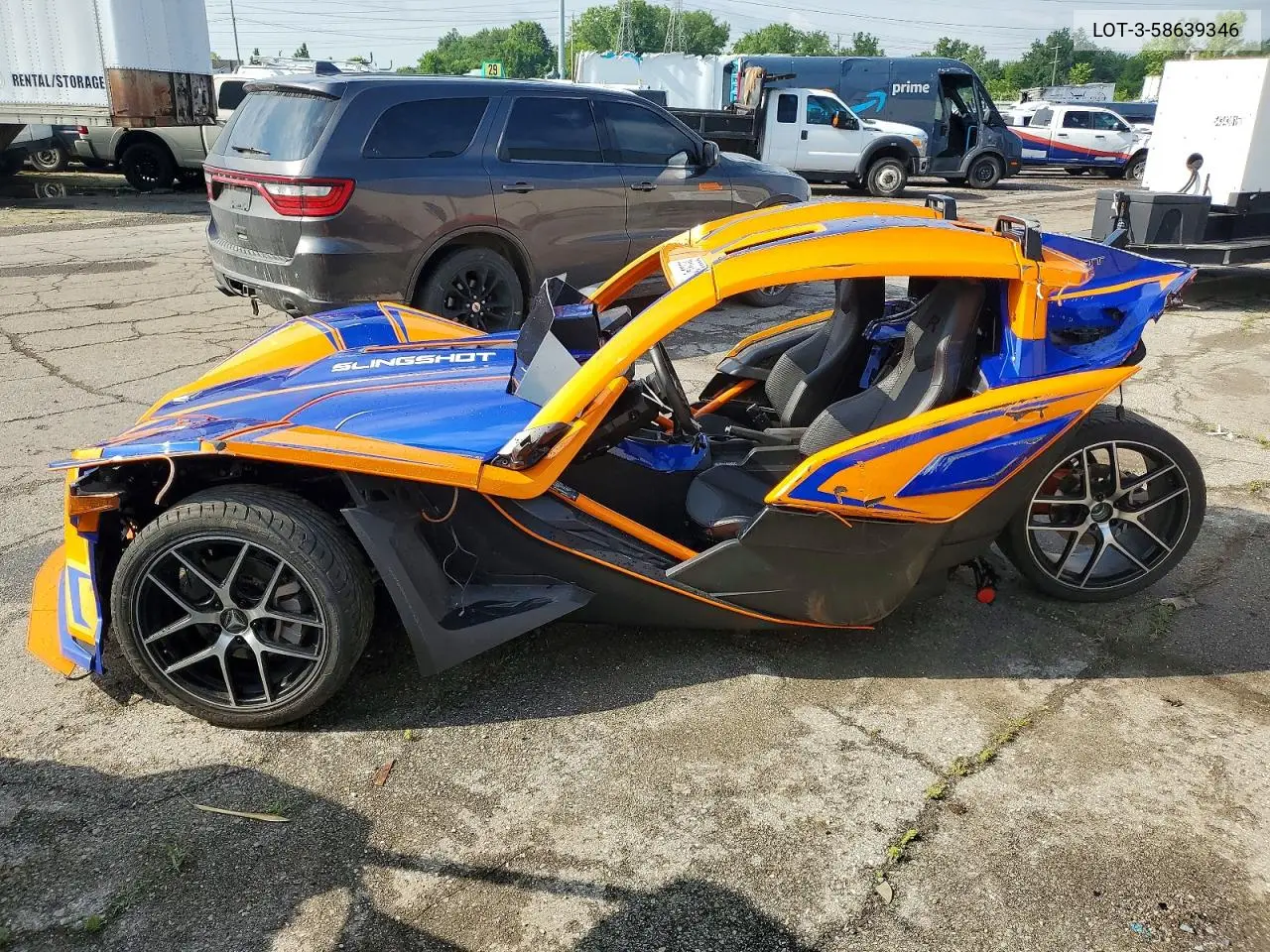 2021 Polaris Slingshot VIN: 57XAARGB8M8146223 Lot: 58639346