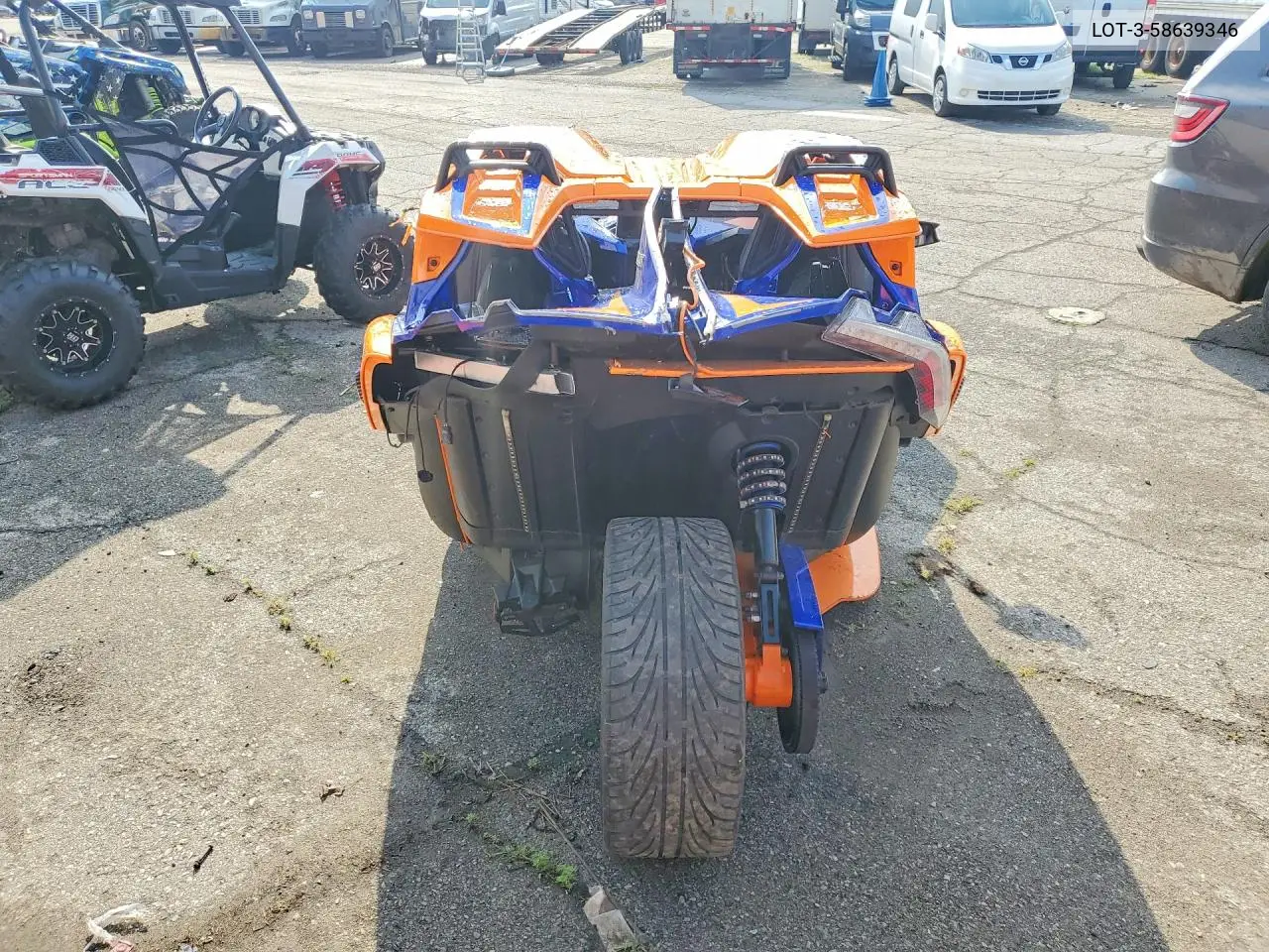 2021 Polaris Slingshot VIN: 57XAARGB8M8146223 Lot: 58639346