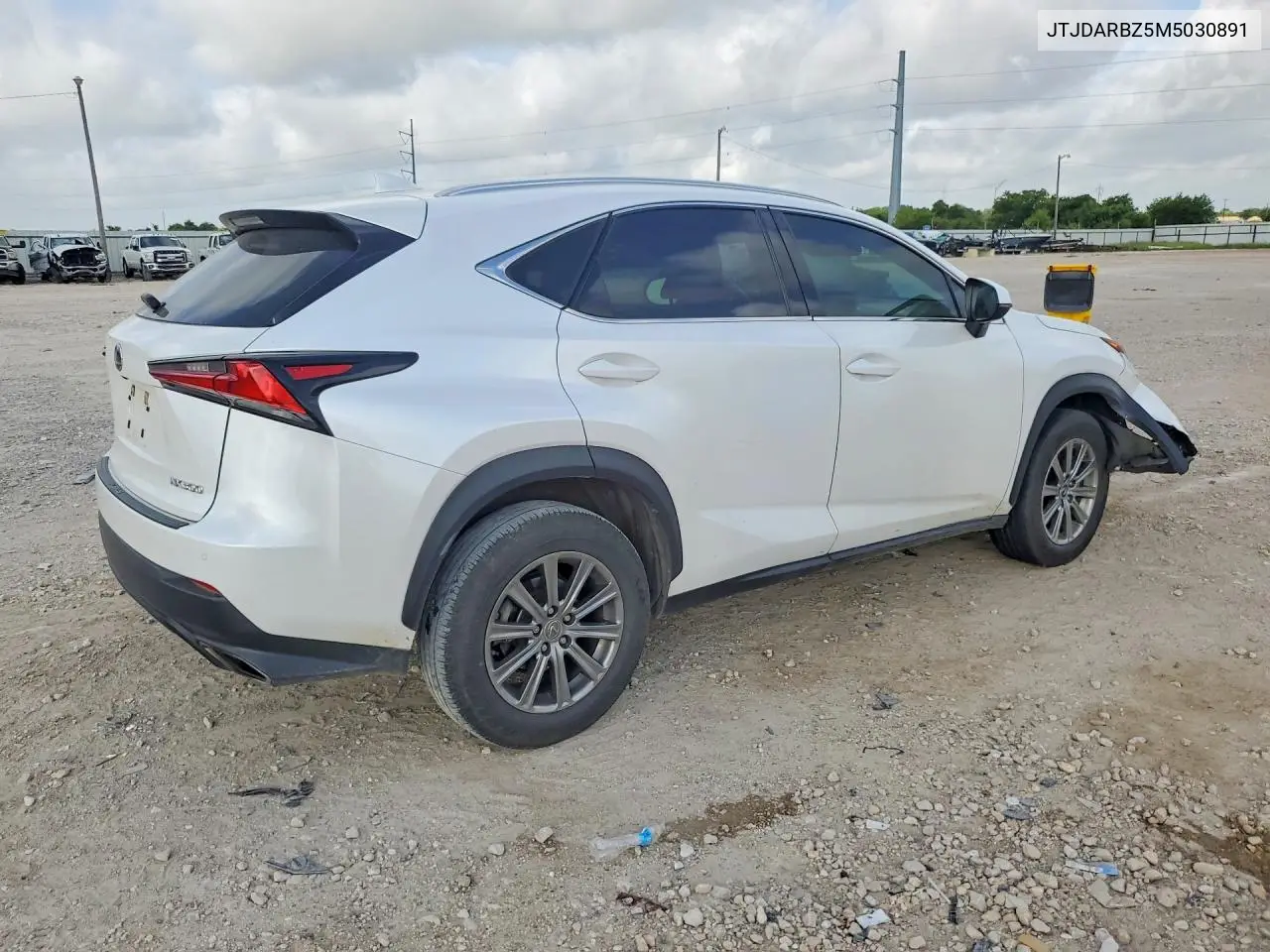 2021 Lexs Nx 300 VIN: JTJDARBZ5M5030891 Lot: 59201556