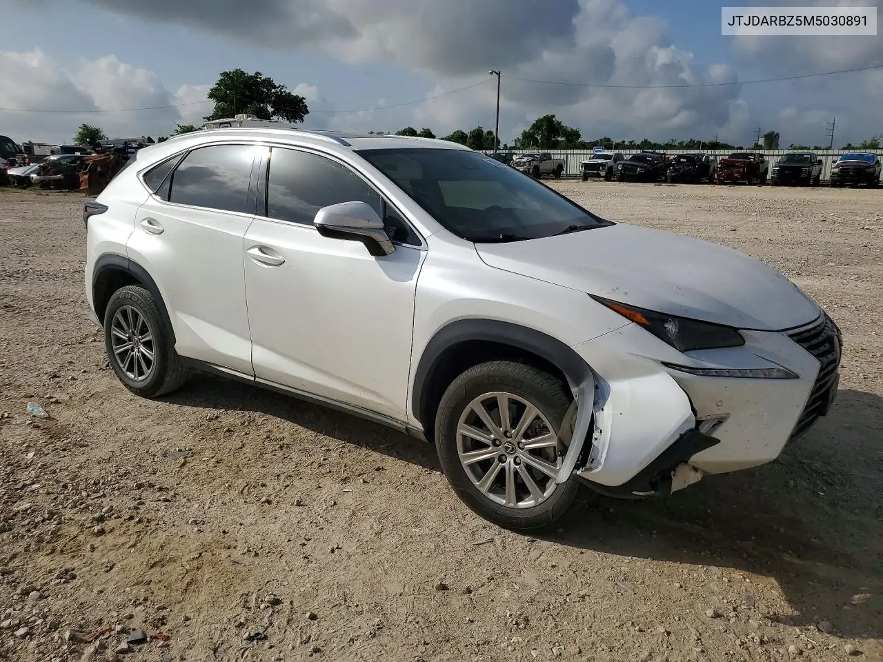 2021 Lexs Nx 300 VIN: JTJDARBZ5M5030891 Lot: 59201556
