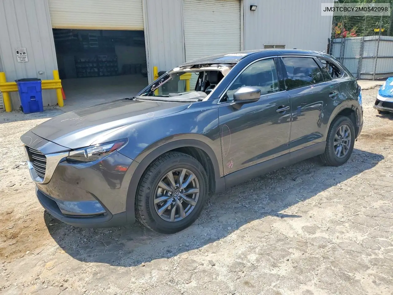 2021 Mazda Cx-9 Touring VIN: JM3TCBCY2M0542098 Lot: 60005356