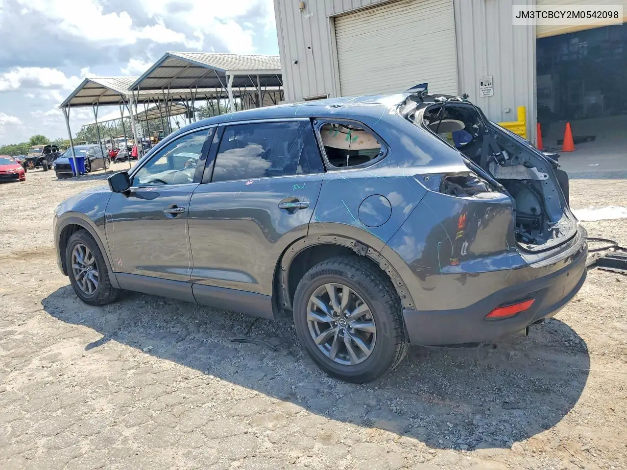 2021 Mazda Cx-9 Touring VIN: JM3TCBCY2M0542098 Lot: 60005356