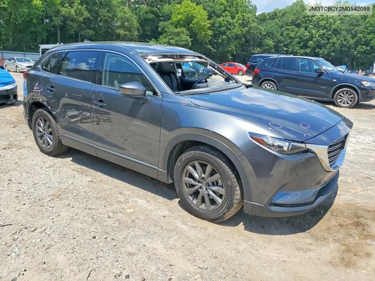 2021 Mazda Cx-9 Touring VIN: JM3TCBCY2M0542098 Lot: 60005356