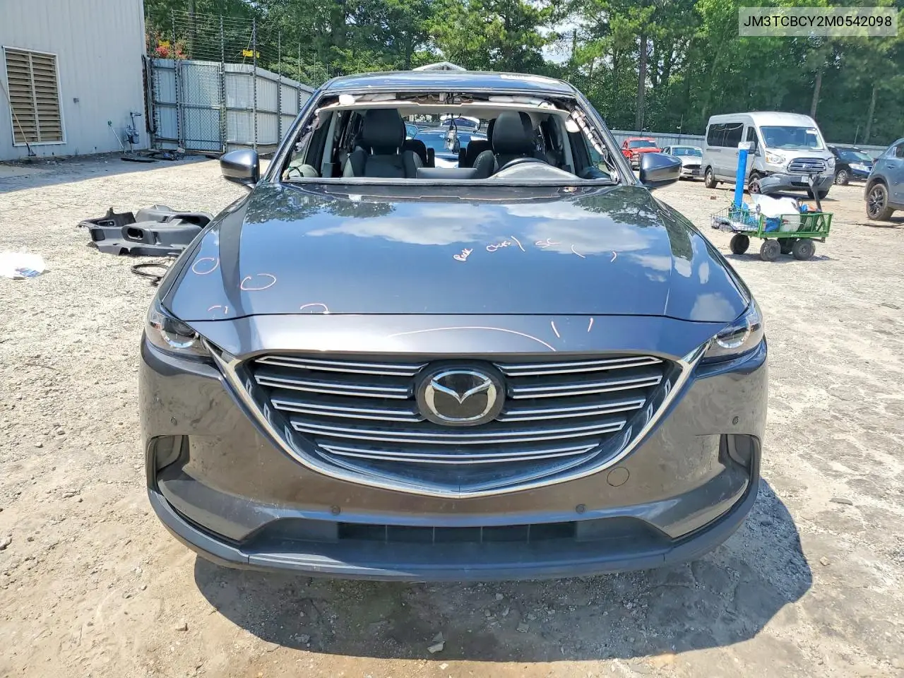 2021 Mazda Cx-9 Touring VIN: JM3TCBCY2M0542098 Lot: 60005356