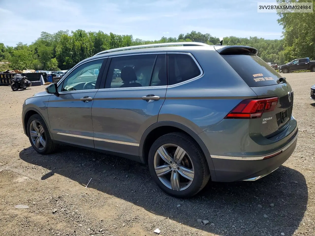2021 Volk Tiguan VIN: 3VV2B7AX5MM024984 Lot: 60529826