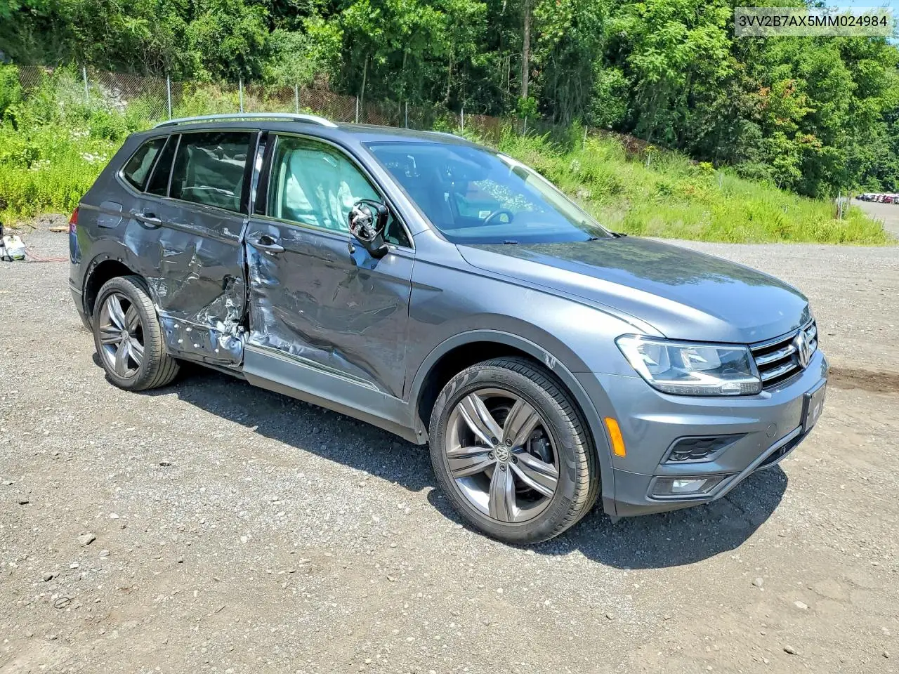 2021 Volk Tiguan VIN: 3VV2B7AX5MM024984 Lot: 60529826