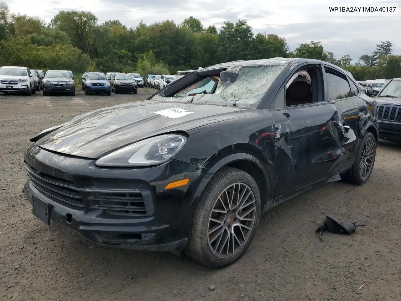 2021 Porsche Cayenne Coupe VIN: WP1BA2AY1MDA40137 Lot: 80855025