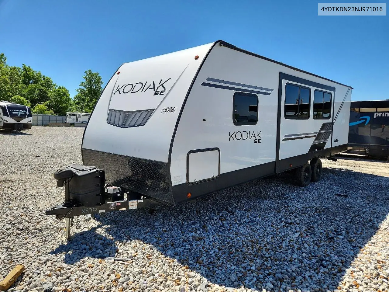 2022 Keystone Kodiak Camper VIN: 4YDTKDN23NJ971016 Lot: 55634366