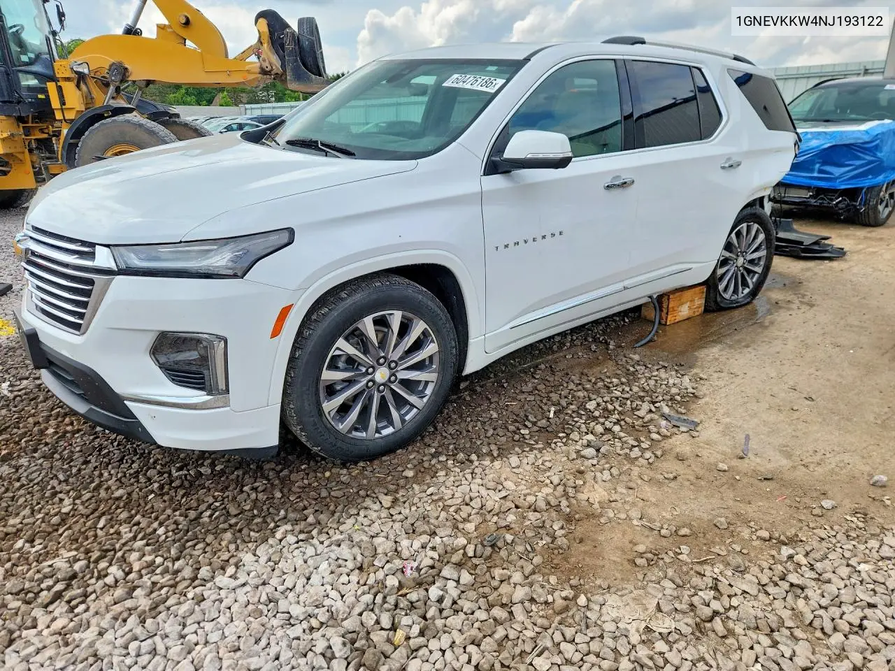 2022 Chevrolet Traverse Premier VIN: 1GNEVKKW4NJ193122 Lot: 60476186