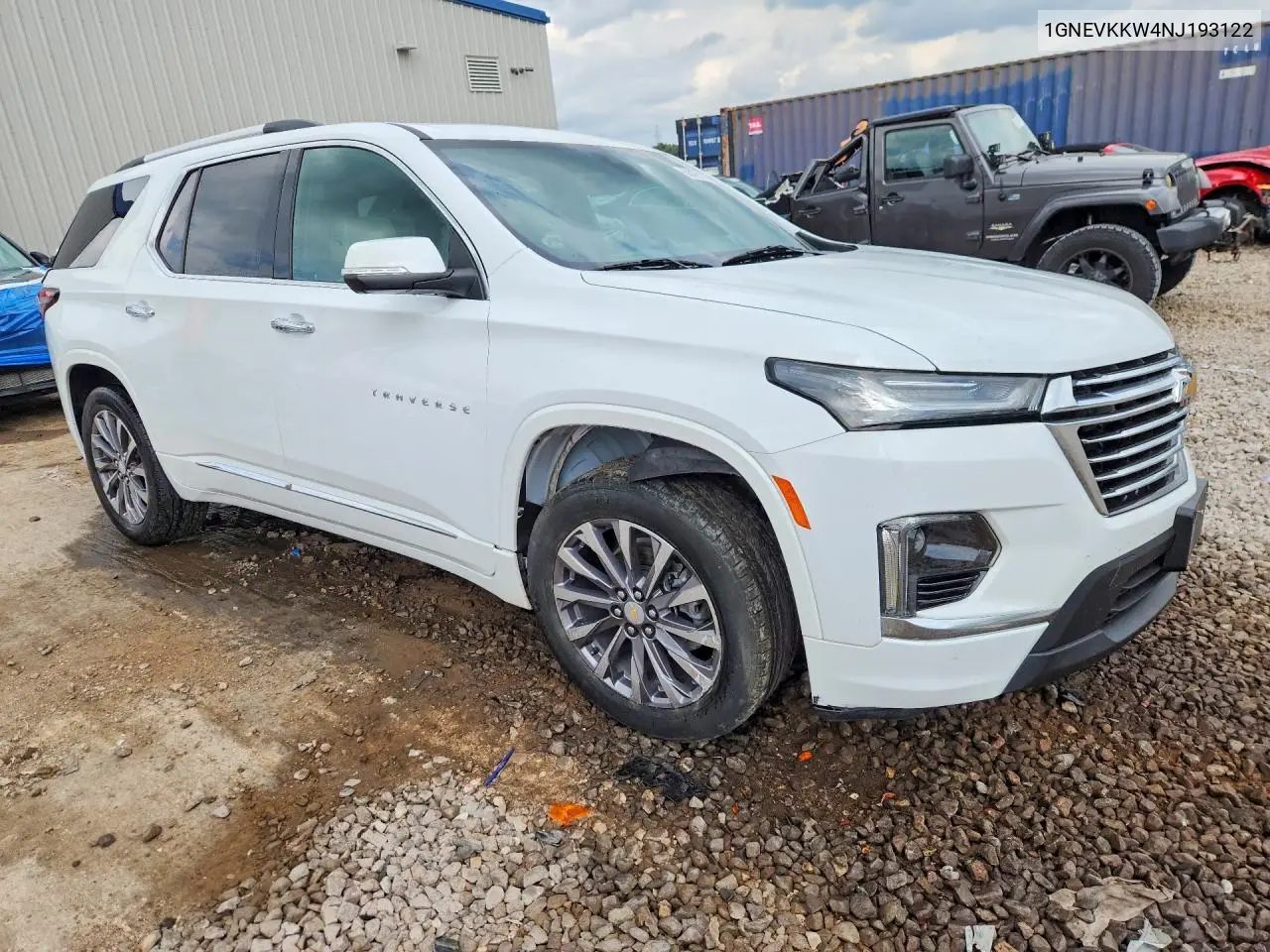 2022 Chevrolet Traverse Premier VIN: 1GNEVKKW4NJ193122 Lot: 60476186