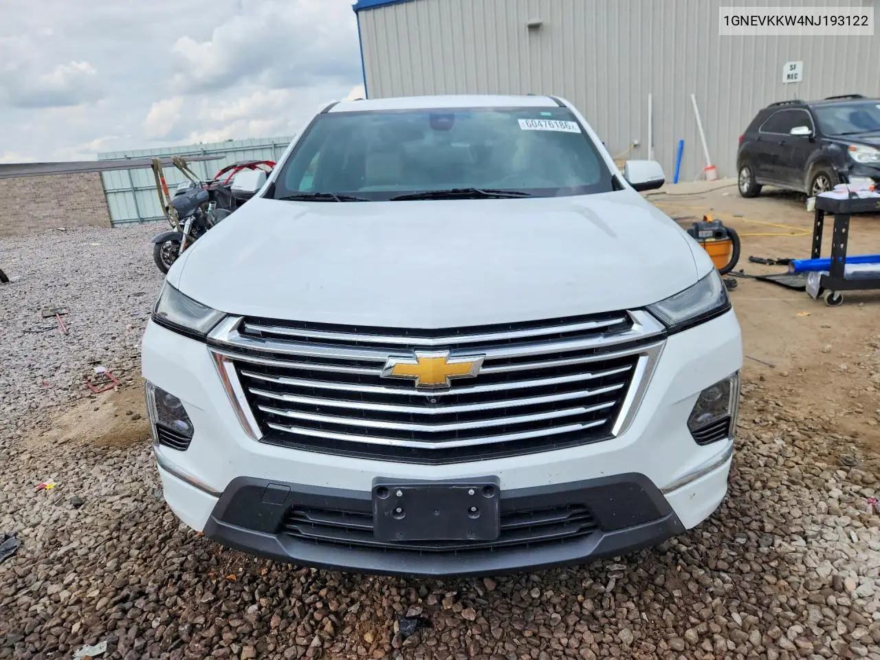 2022 Chevrolet Traverse Premier VIN: 1GNEVKKW4NJ193122 Lot: 60476186