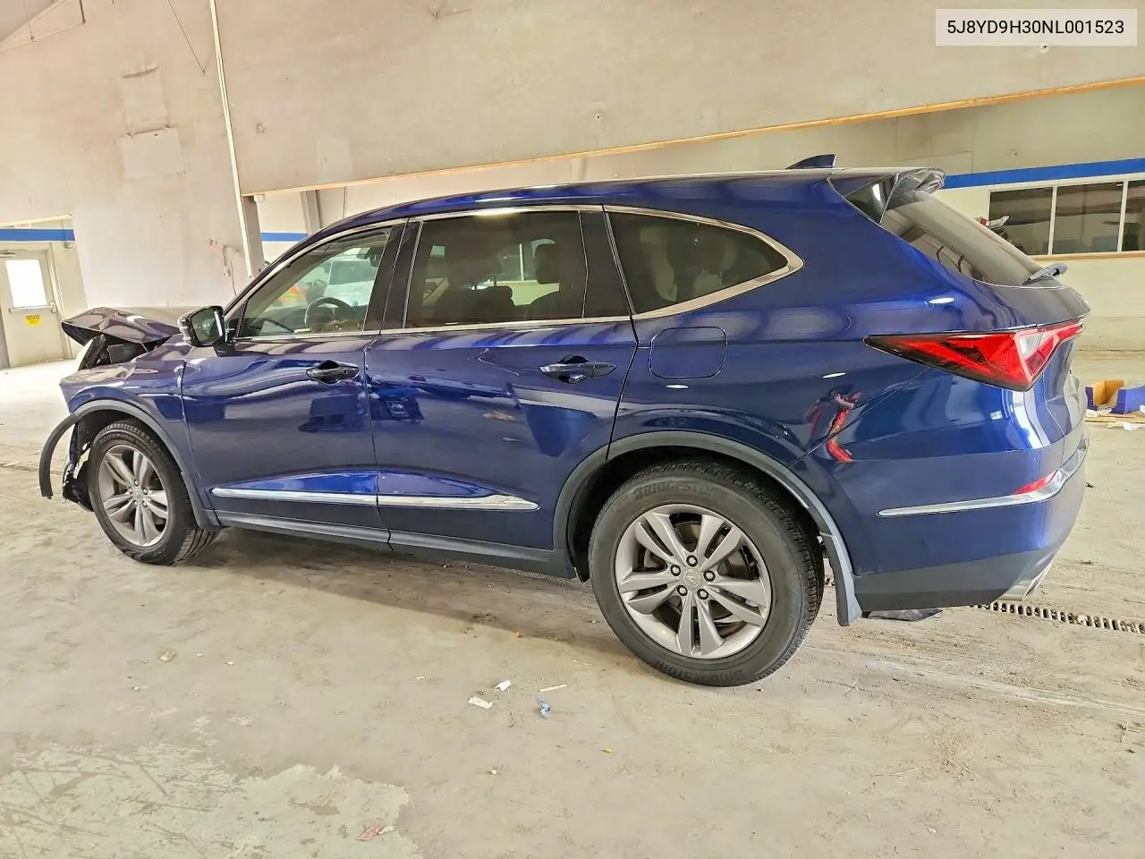 2022 Acur Mdx VIN: 5J8YD9H30NL001523 Lot: 61488906