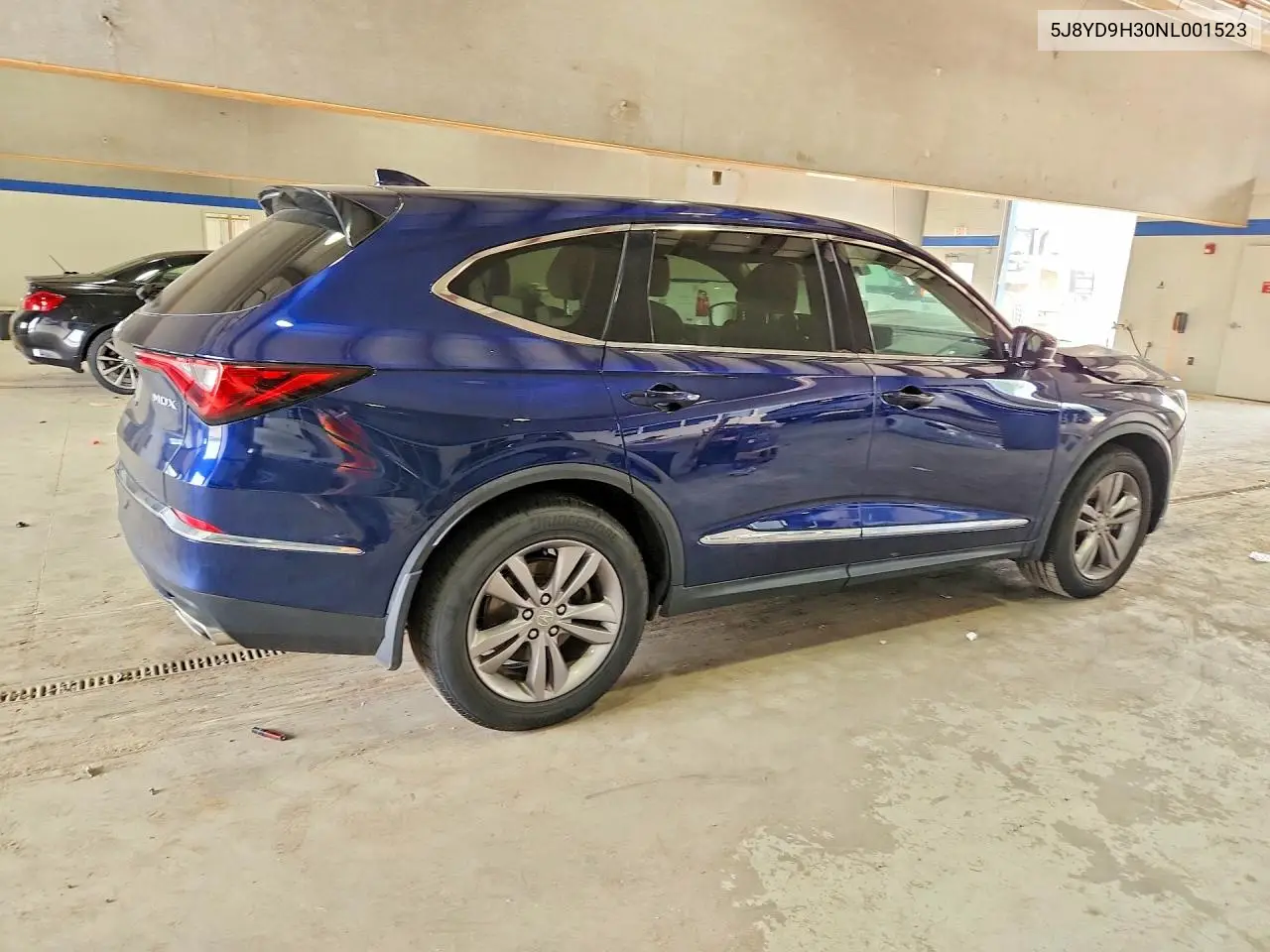 2022 Acur Mdx VIN: 5J8YD9H30NL001523 Lot: 61488906