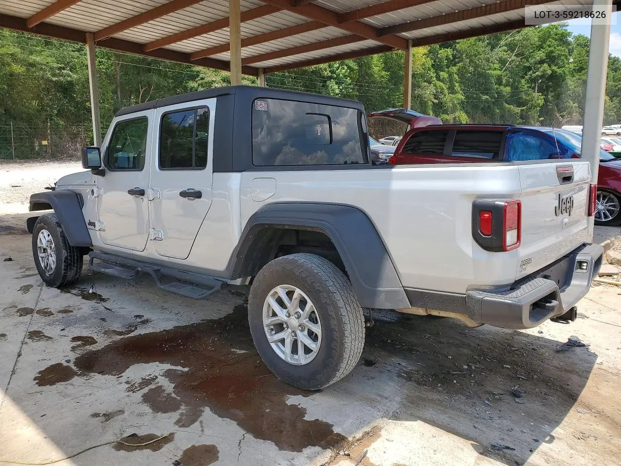 2023 Jep Gladiator Sport VIN: 1C6JJTAG5PL593353 Lot: 59218626