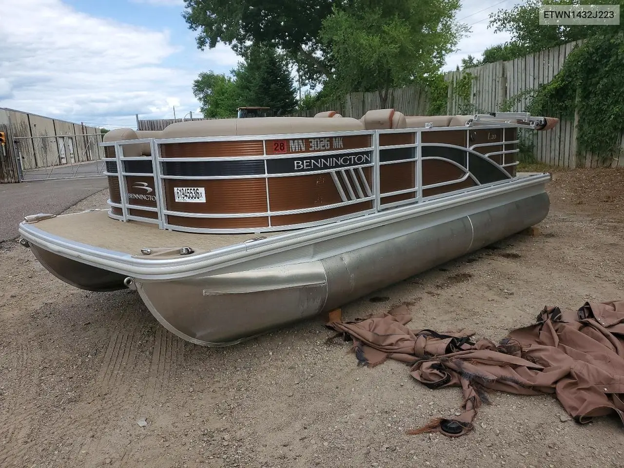 2023 Bennington 20Lsr VIN: ETWN1432J223 Lot: 61945536
