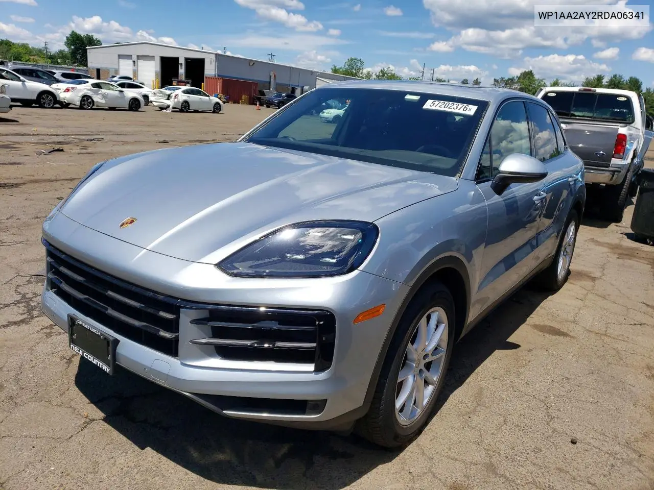 2024 Pors Cayenne VIN: WP1AA2AY2RDA06341 Lot: 57202376