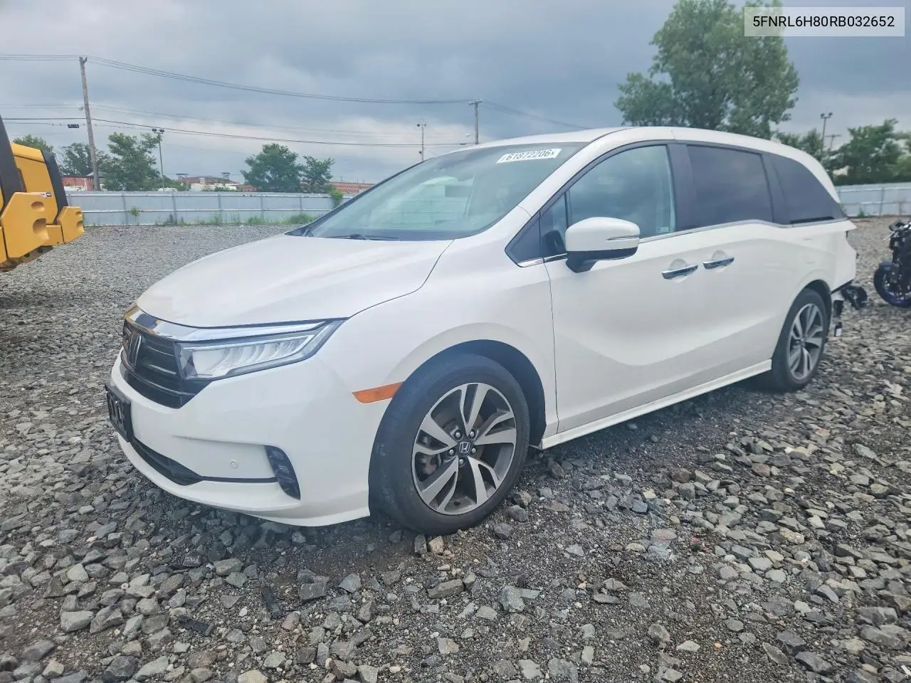 2024 Hond Odyssey VIN: 5FNRL6H80RB032652 Lot: 61872206