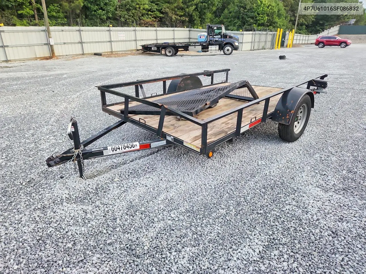 2025 Lone Trailer VIN: 4P7U61016SF086832 Lot: 60478456