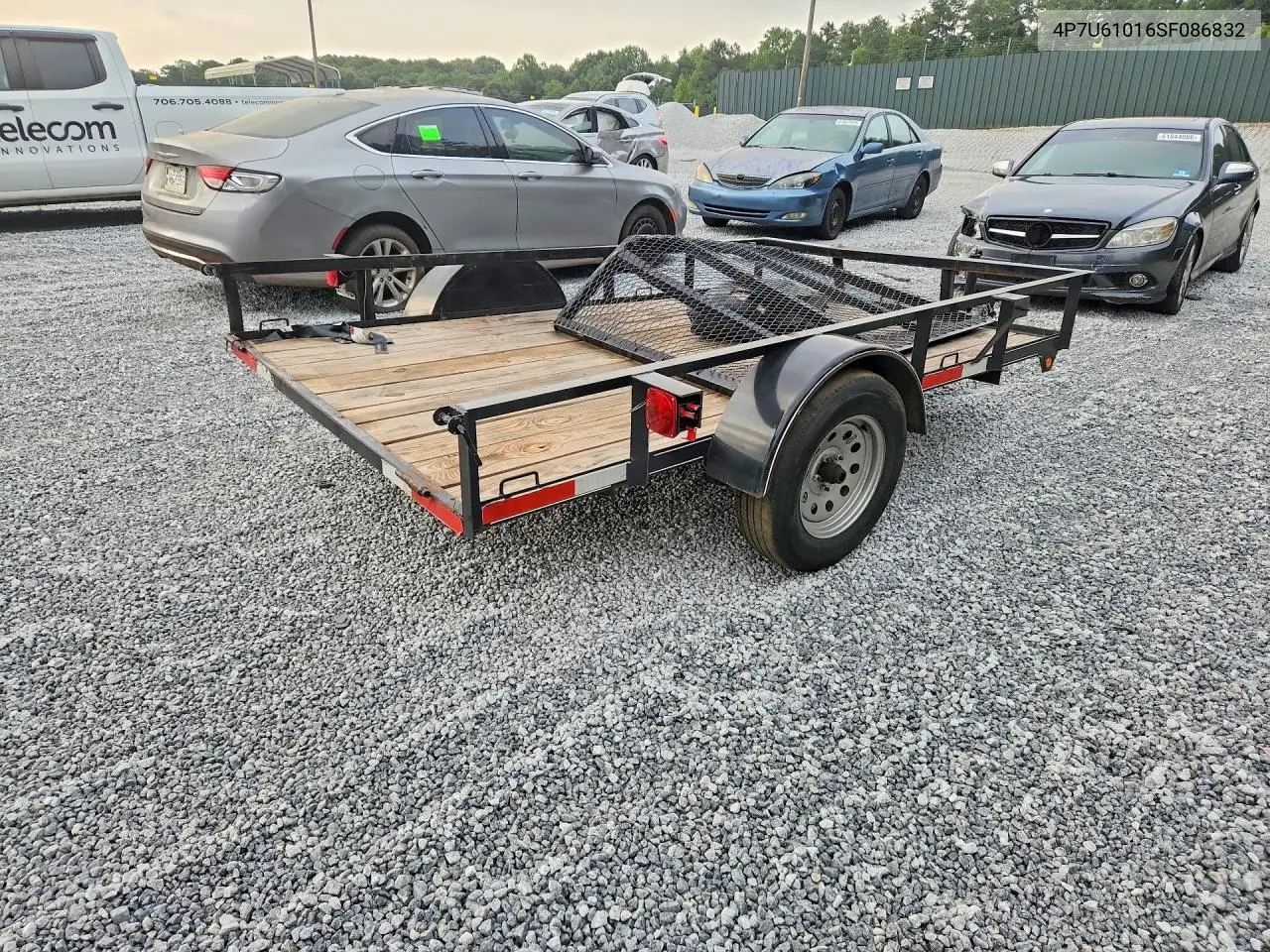 2025 Lone Trailer VIN: 4P7U61016SF086832 Lot: 60478456