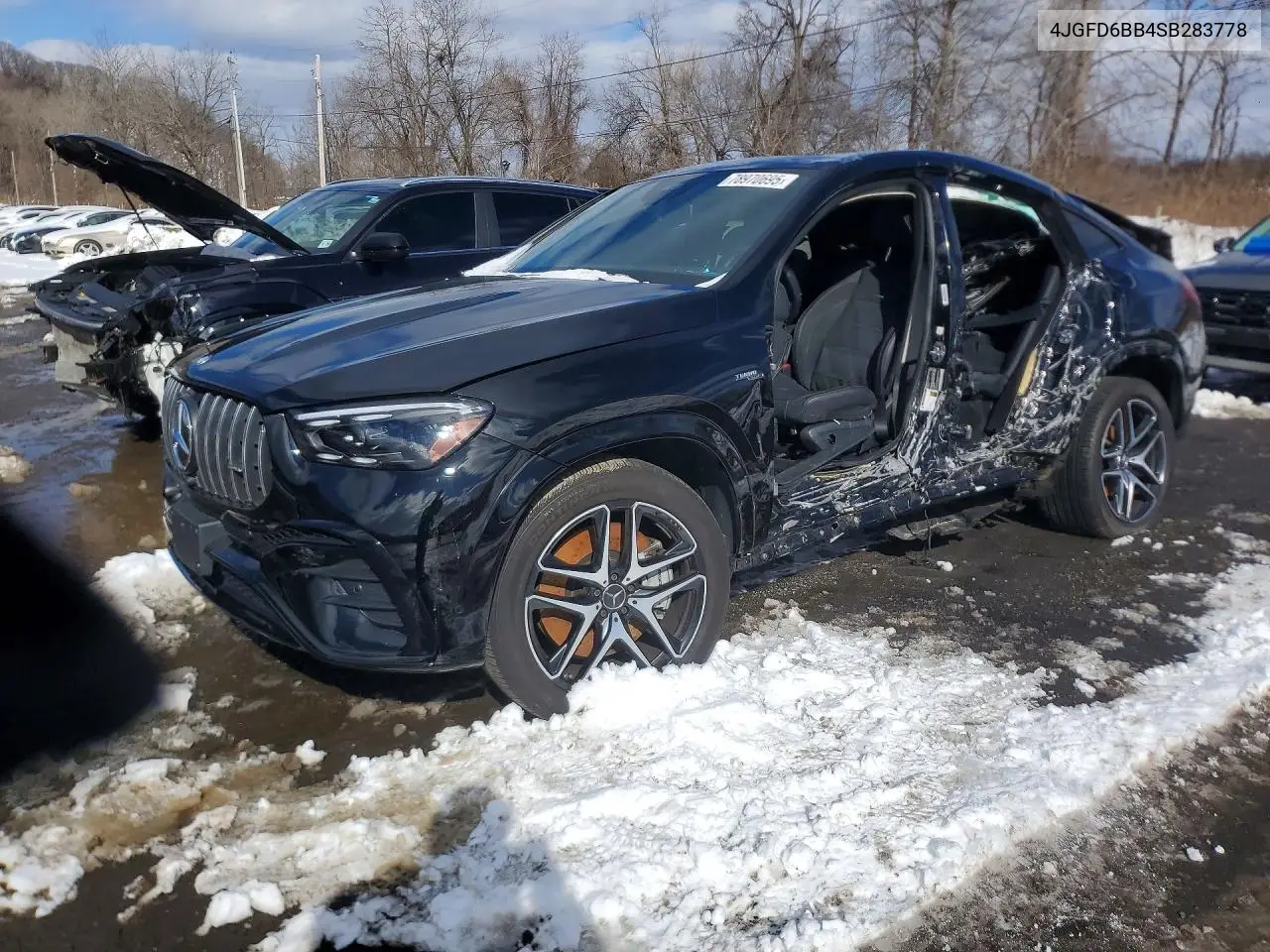 2025 Mercedes Gle Coupe Amg Gle 53 4Matic VIN: 4JGFD6BB4SB283778 Lot: 78970695