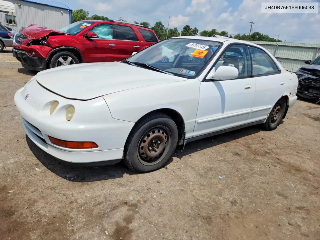 1995 Acura Integra Se VIN: JH4DB7661SS006038 Lot: 59305146