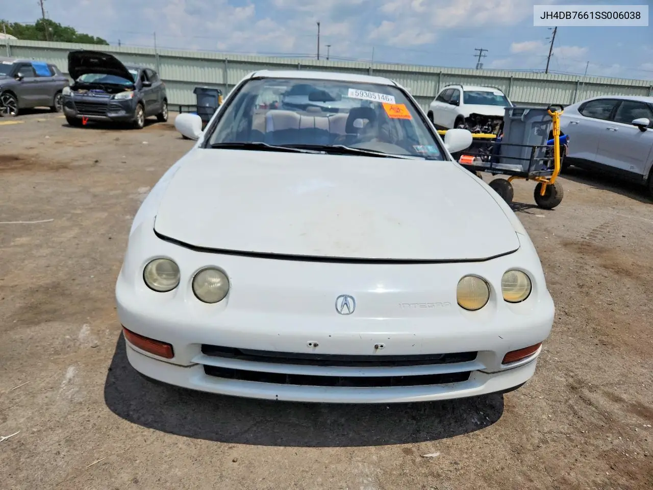 1995 Acura Integra Se VIN: JH4DB7661SS006038 Lot: 59305146