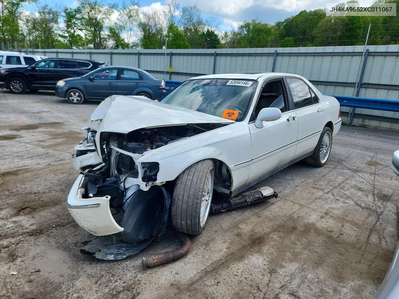 1999 Acura 3.5Rl VIN: JH4KA9652XC011067 Lot: 52694146