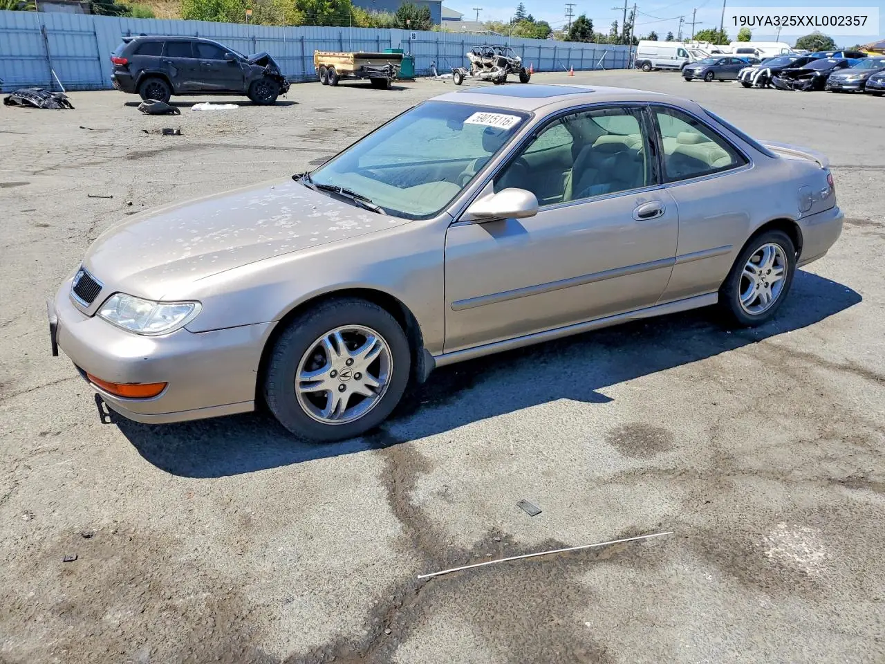 1999 Acura 2.3Cl VIN: 19UYA325XXL002357 Lot: 59015116