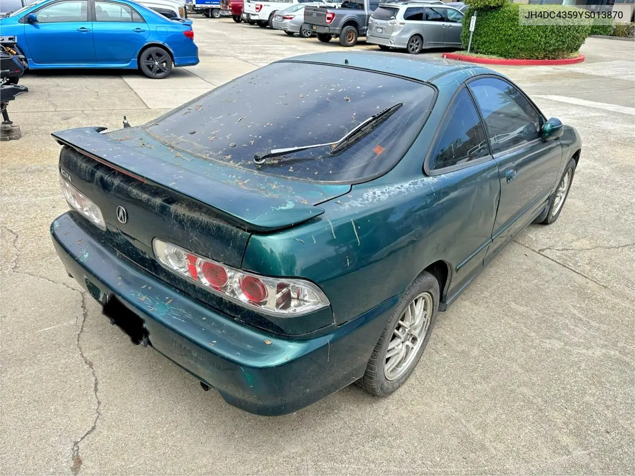 2000 Acura Integra Ls VIN: JH4DC4359YS013870 Lot: 56159836