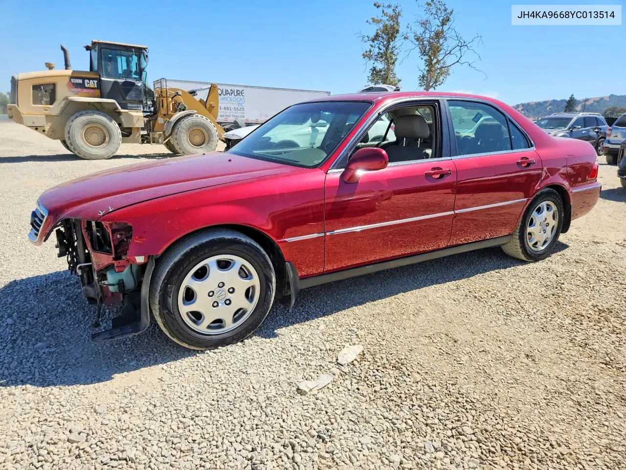 2000 Acura 3.5Rl VIN: JH4KA9668YC013514 Lot: 60803336