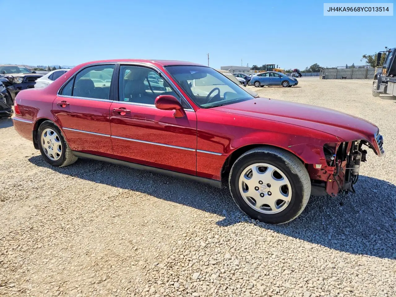 2000 Acura 3.5Rl VIN: JH4KA9668YC013514 Lot: 60803336