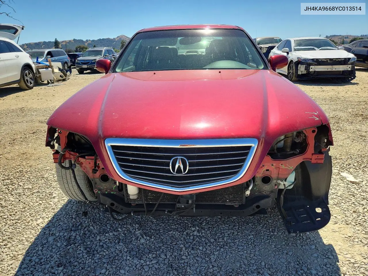 2000 Acura 3.5Rl VIN: JH4KA9668YC013514 Lot: 60803336