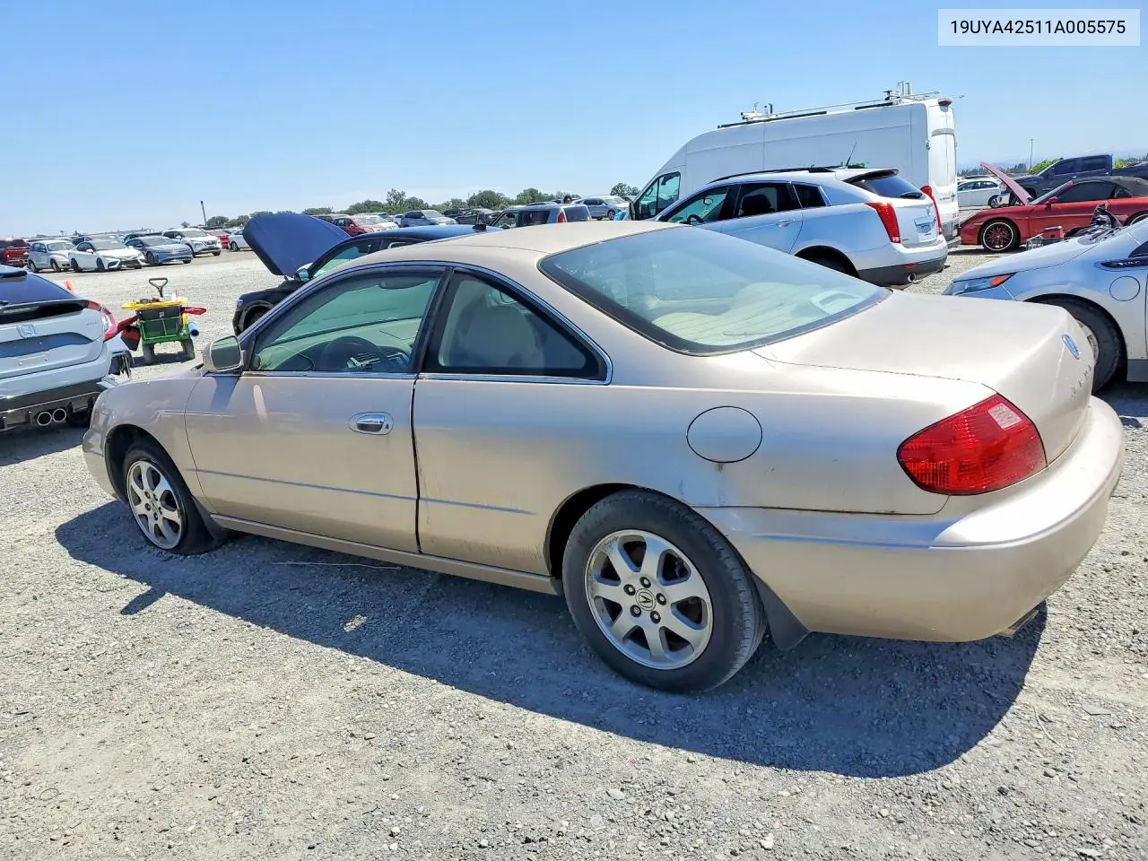 2001 Acura 3.2Cl VIN: 19UYA42511A005575 Lot: 54202656