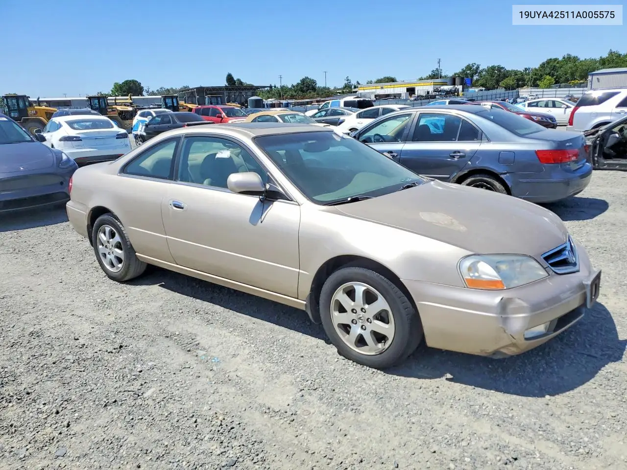 2001 Acura 3.2Cl VIN: 19UYA42511A005575 Lot: 54202656