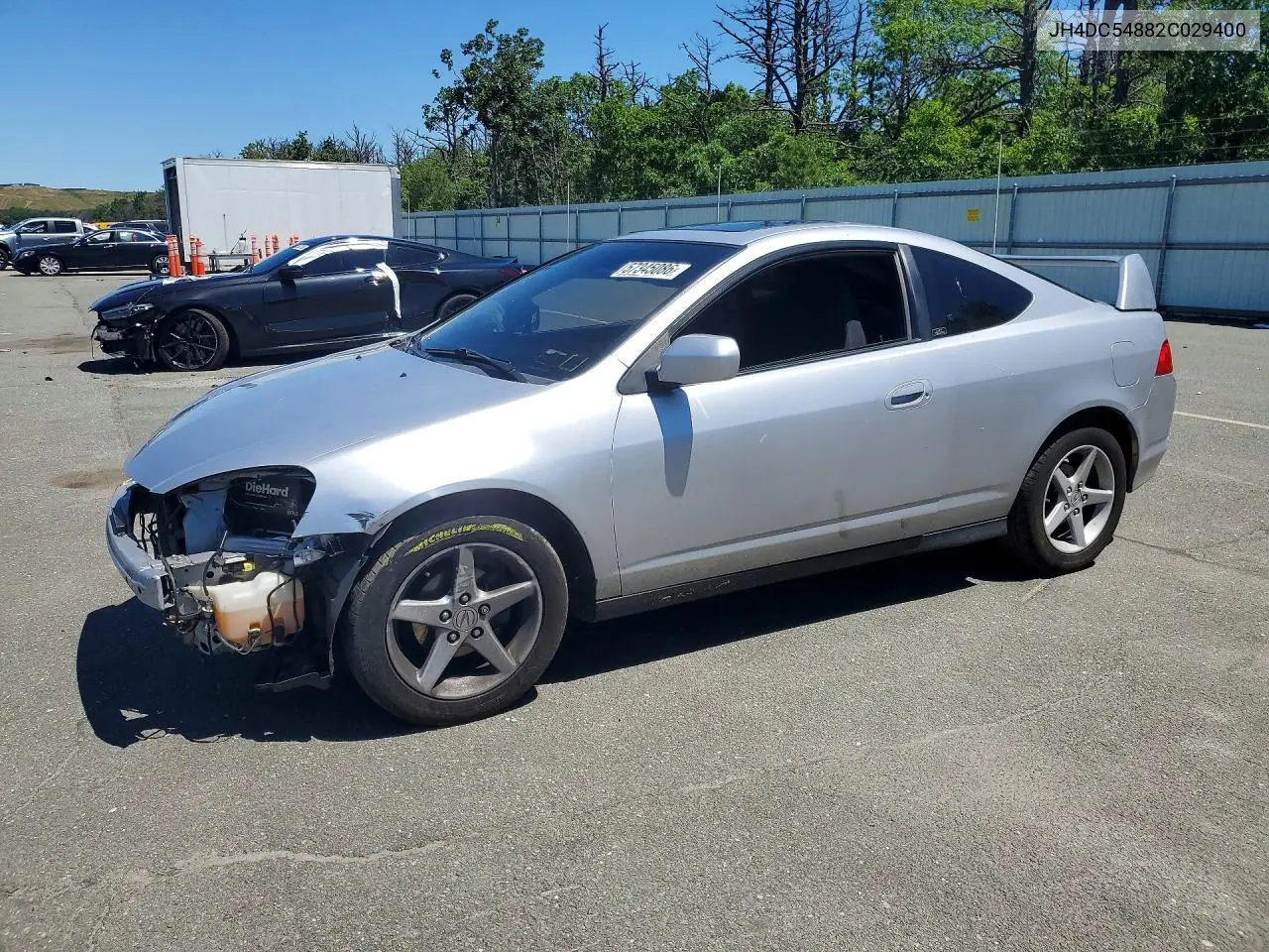 2002 Acura Rsx VIN: JH4DC54882C029400 Lot: 57345086