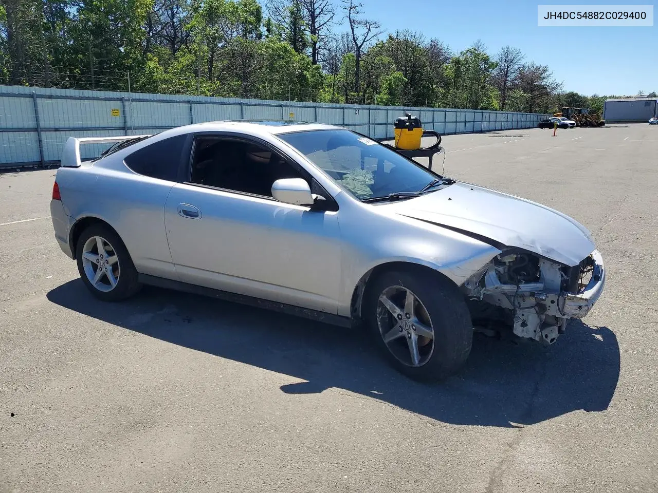 2002 Acura Rsx VIN: JH4DC54882C029400 Lot: 57345086
