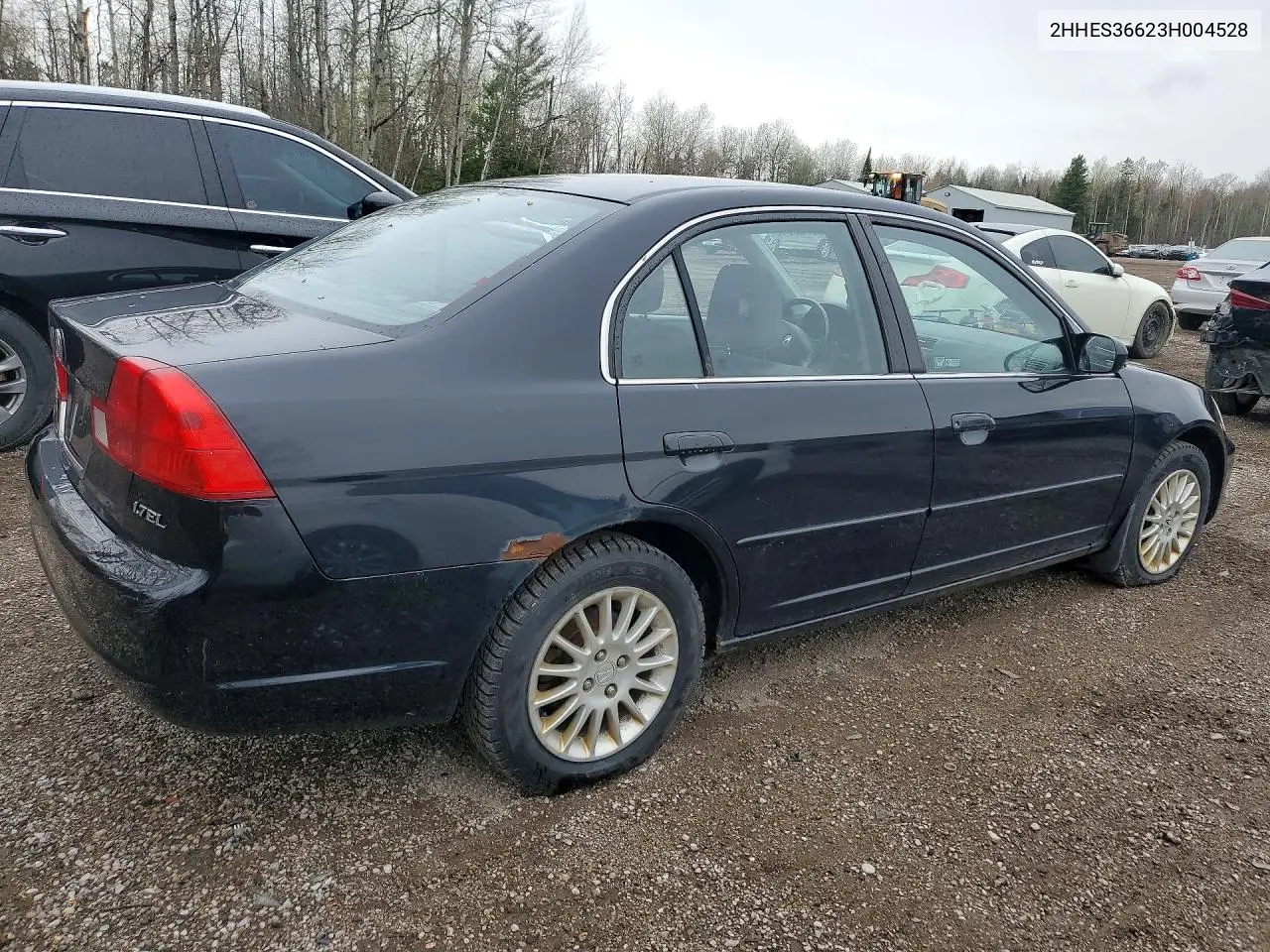 2003 Acura 1.7El Touring VIN: 2HHES36623H004528 Lot: 50798016