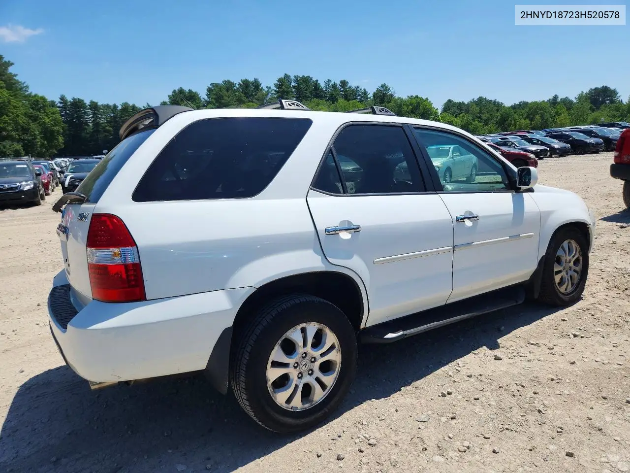 2003 Acura Mdx Touring VIN: 2HNYD18723H520578 Lot: 59343096