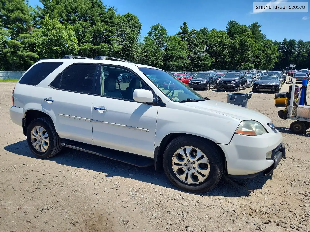 2003 Acura Mdx Touring VIN: 2HNYD18723H520578 Lot: 59343096