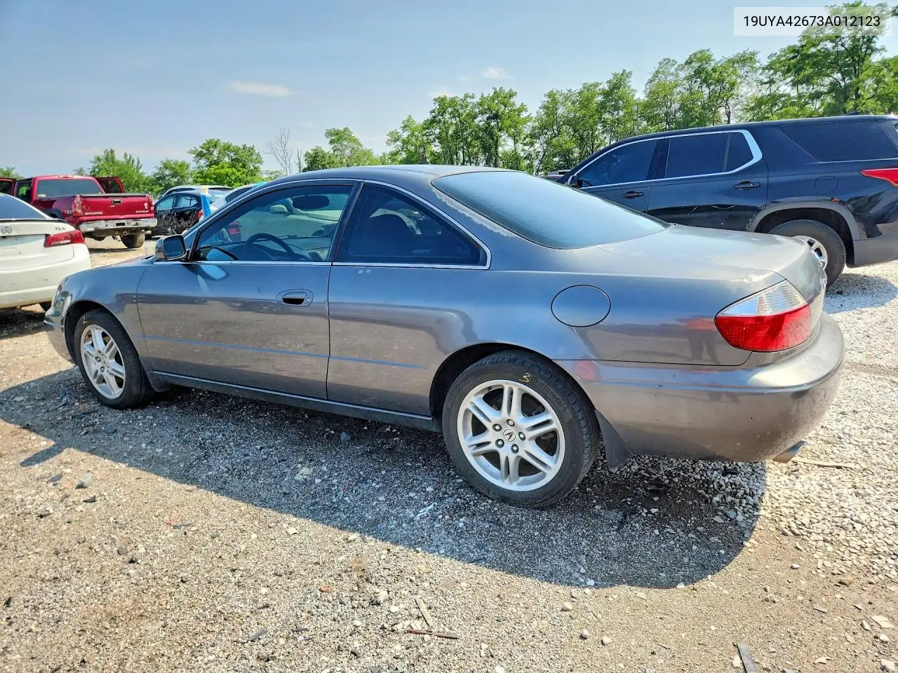 2003 Acura 3.2Cl Type-S VIN: 19UYA42673A012123 Lot: 61983006