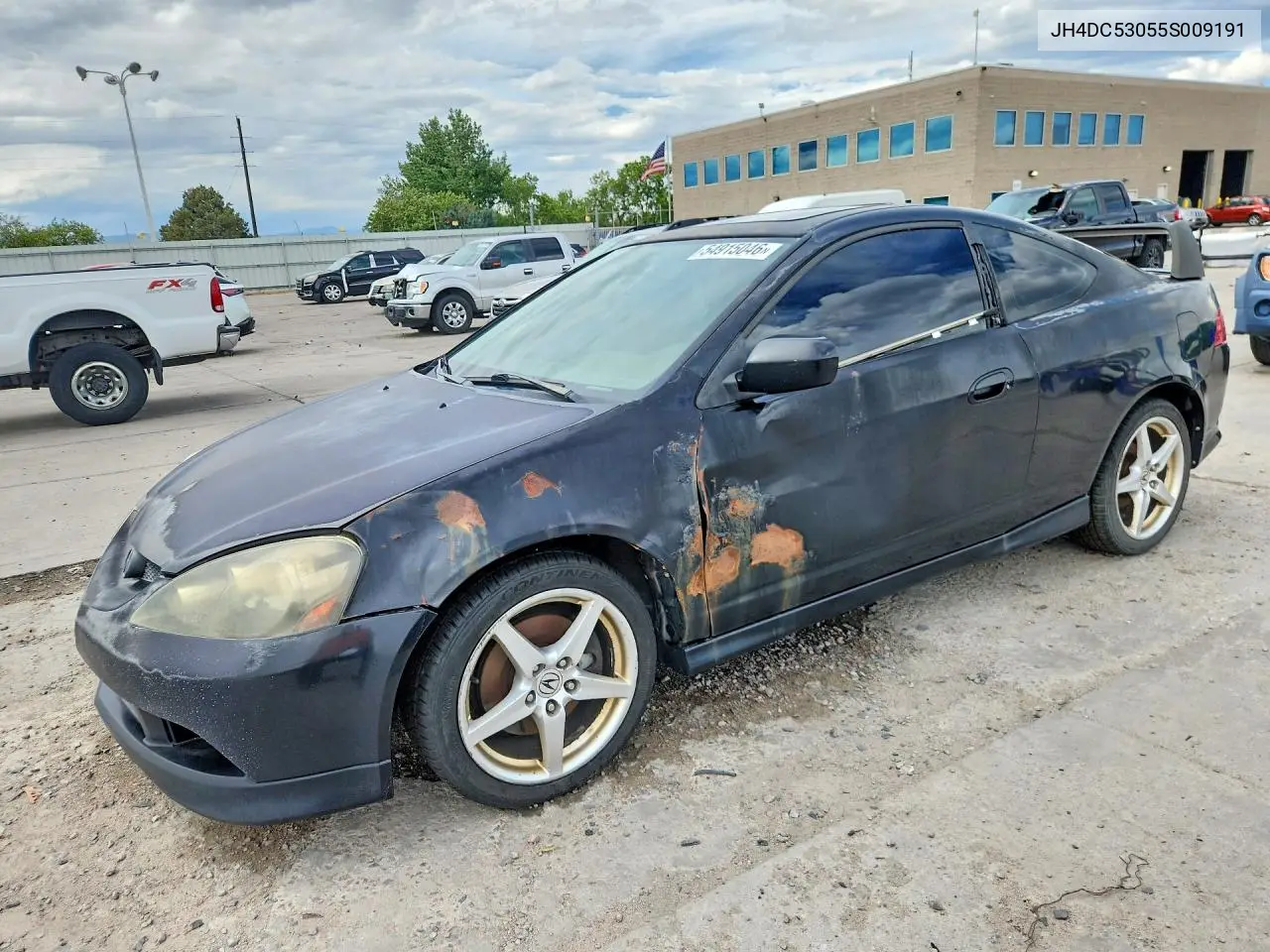 2005 Acura Rsx Type-S VIN: JH4DC53055S009191 Lot: 54915046