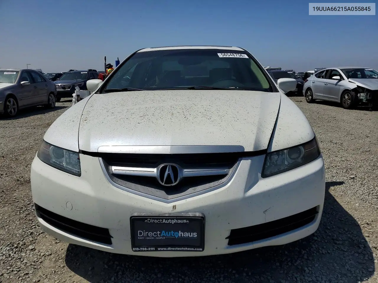 2005 Acura Tl VIN: 19UUA66215A055845 Lot: 56548756