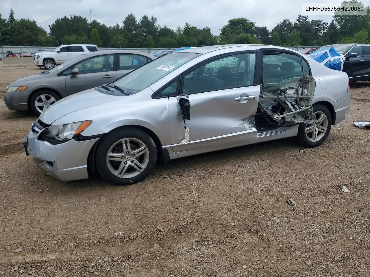 2006 Acura Csx Premium VIN: 2HHFD56766H200060 Lot: 53960516