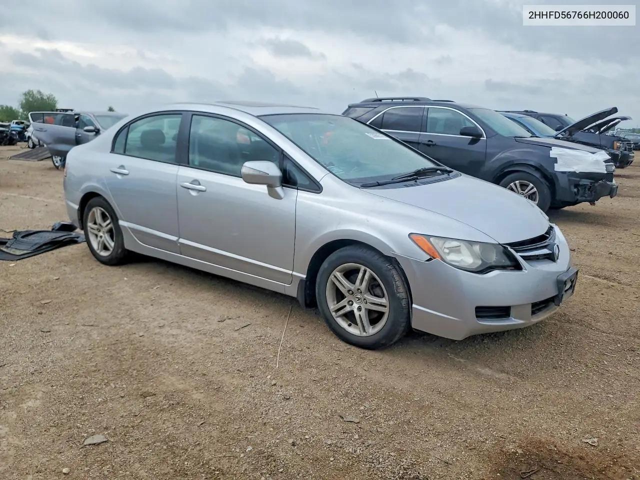 2006 Acura Csx Premium VIN: 2HHFD56766H200060 Lot: 53960516
