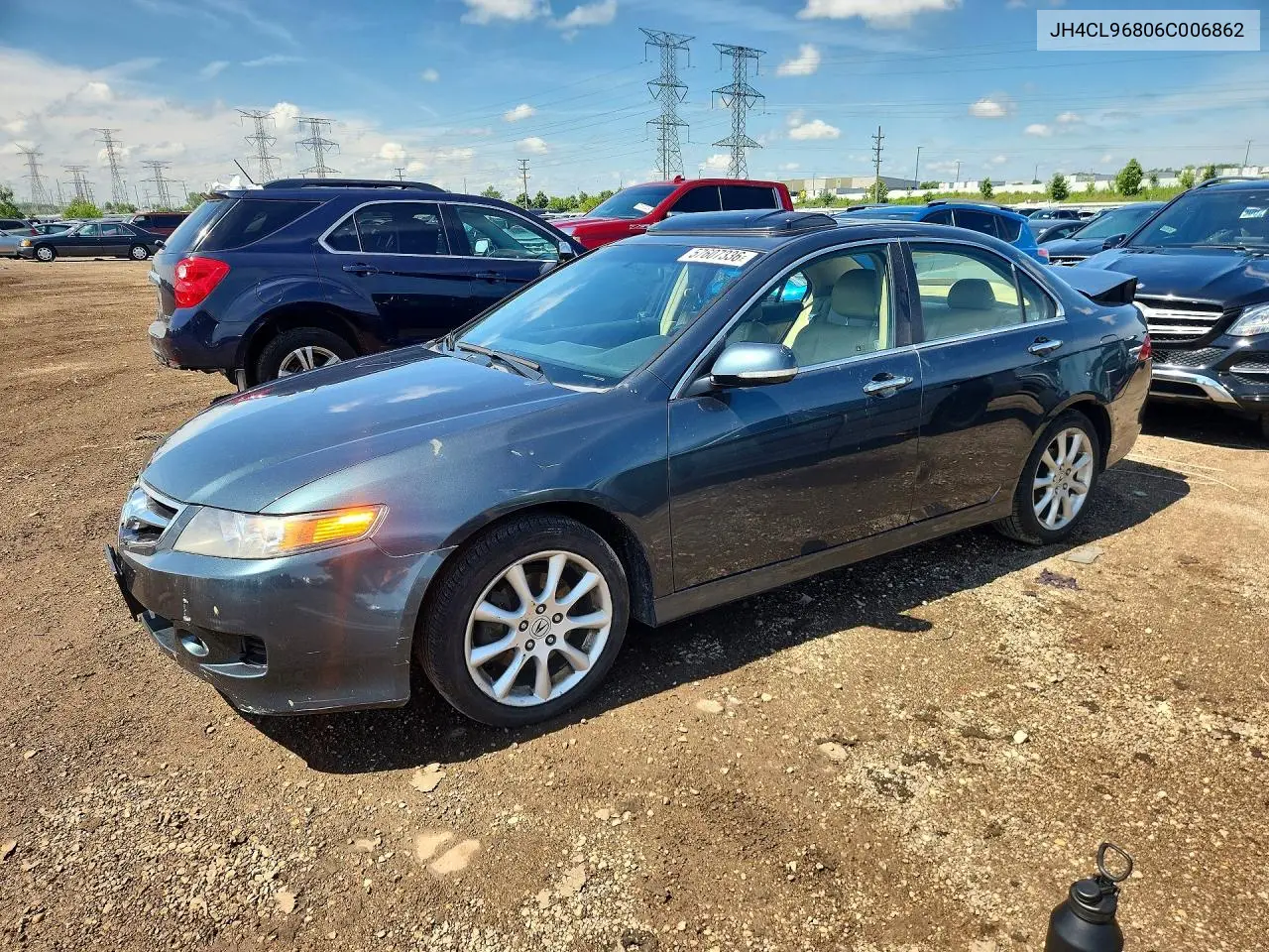 2006 Acura Tsx VIN: JH4CL96806C006862 Lot: 57607336