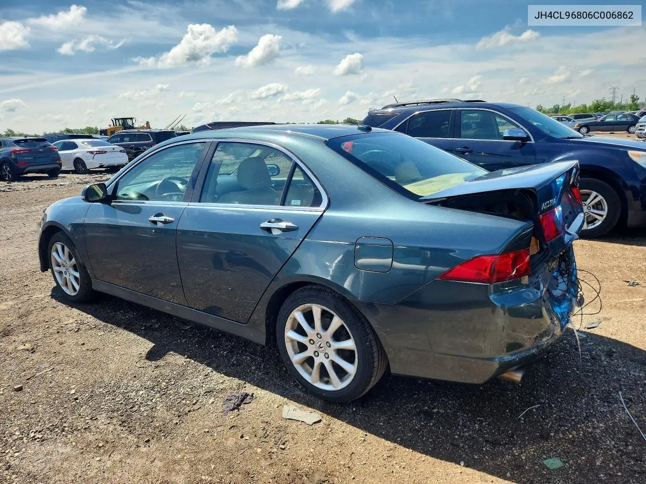 2006 Acura Tsx VIN: JH4CL96806C006862 Lot: 57607336