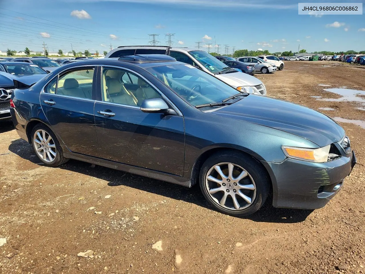 2006 Acura Tsx VIN: JH4CL96806C006862 Lot: 57607336