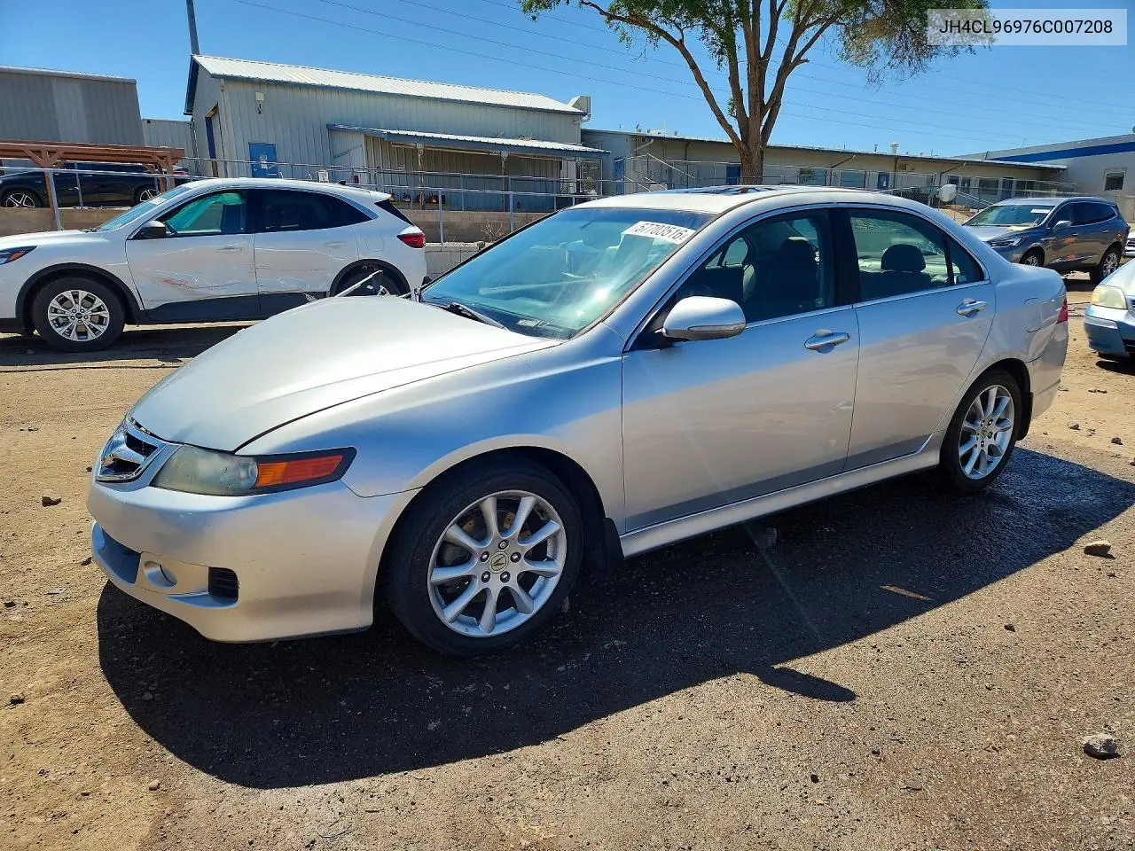 2006 Acura Tsx VIN: JH4CL96976C007208 Lot: 57703516
