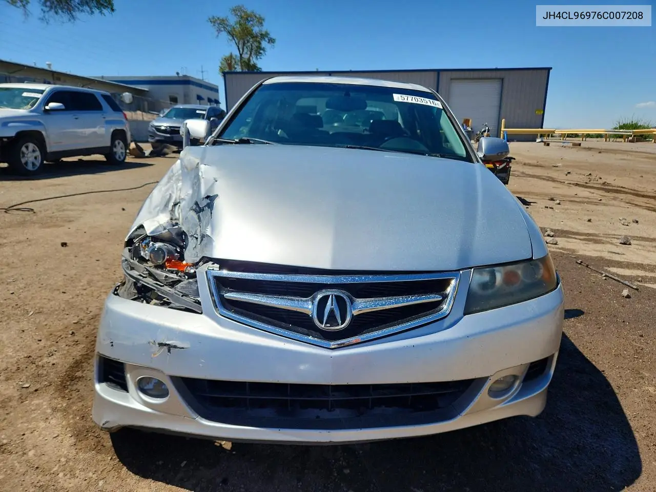 2006 Acura Tsx VIN: JH4CL96976C007208 Lot: 57703516